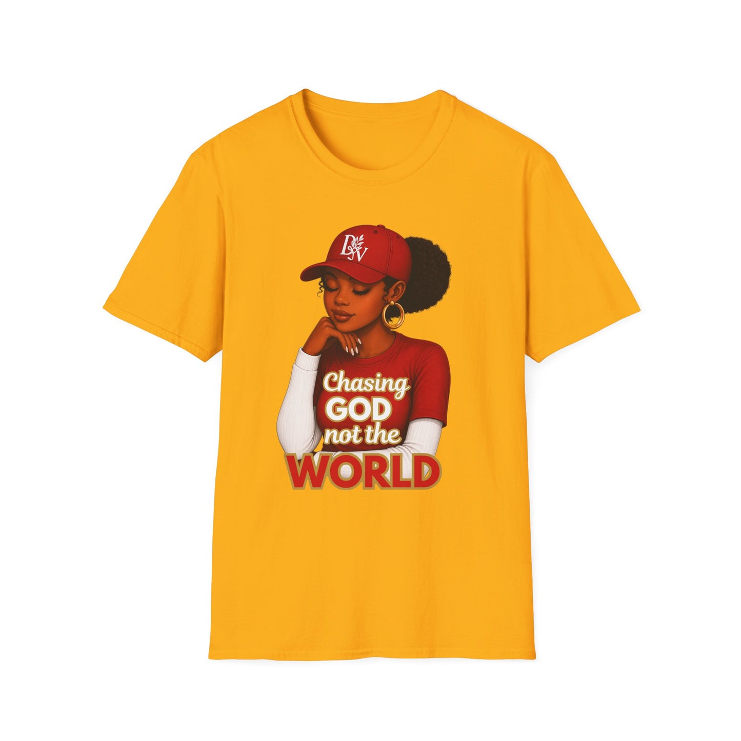 Faith-Based Graphic Tee – Chasing God Not the World