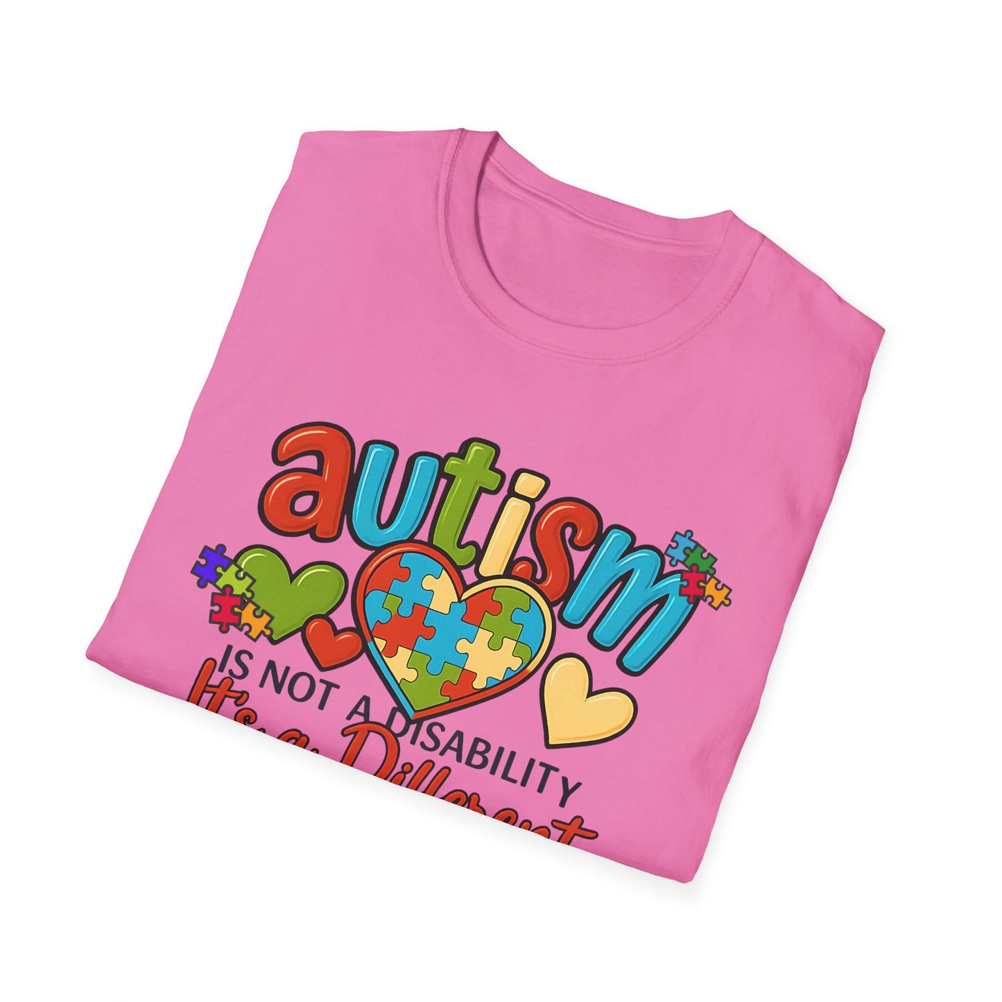Autism Empowerment T-Shirt – Bold Puzzle Heart Statement