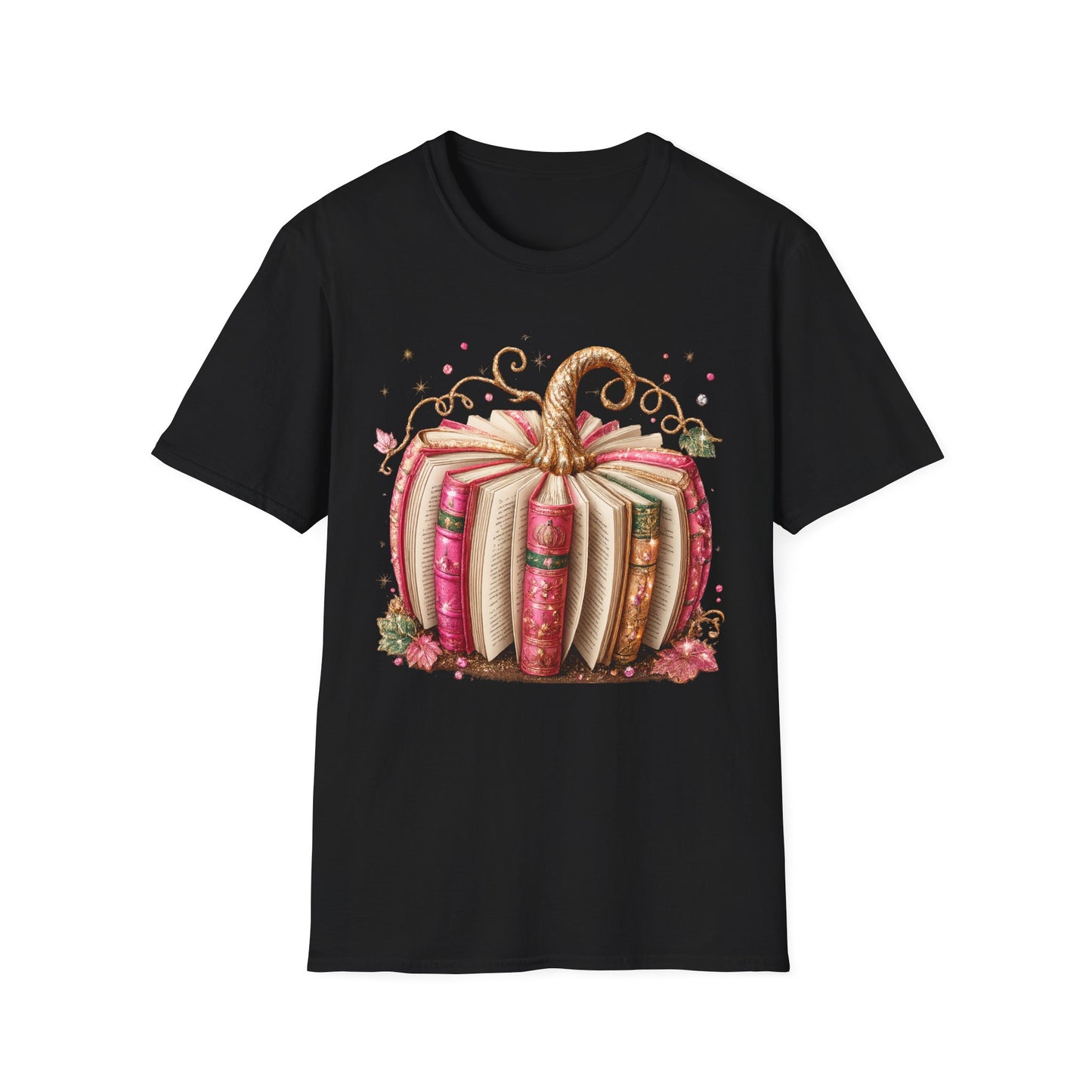 Book Pumpkin T‑Shirt — Cozy Autumn Reading Tee
