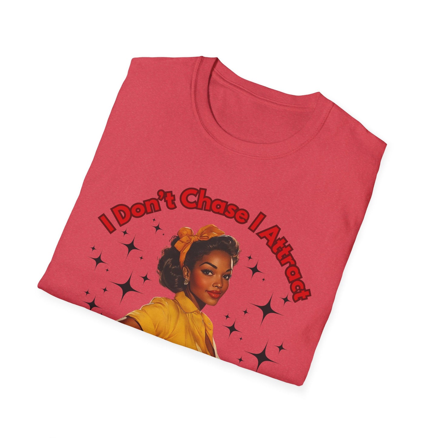 Confident Attraction Retro Tee - Empowering Tee for Confident Individuals