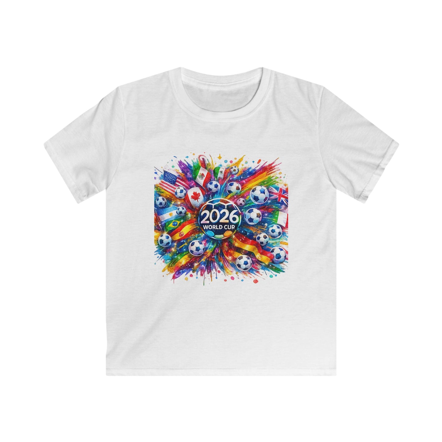 2026 Kids Soccer Fan T-Shirt