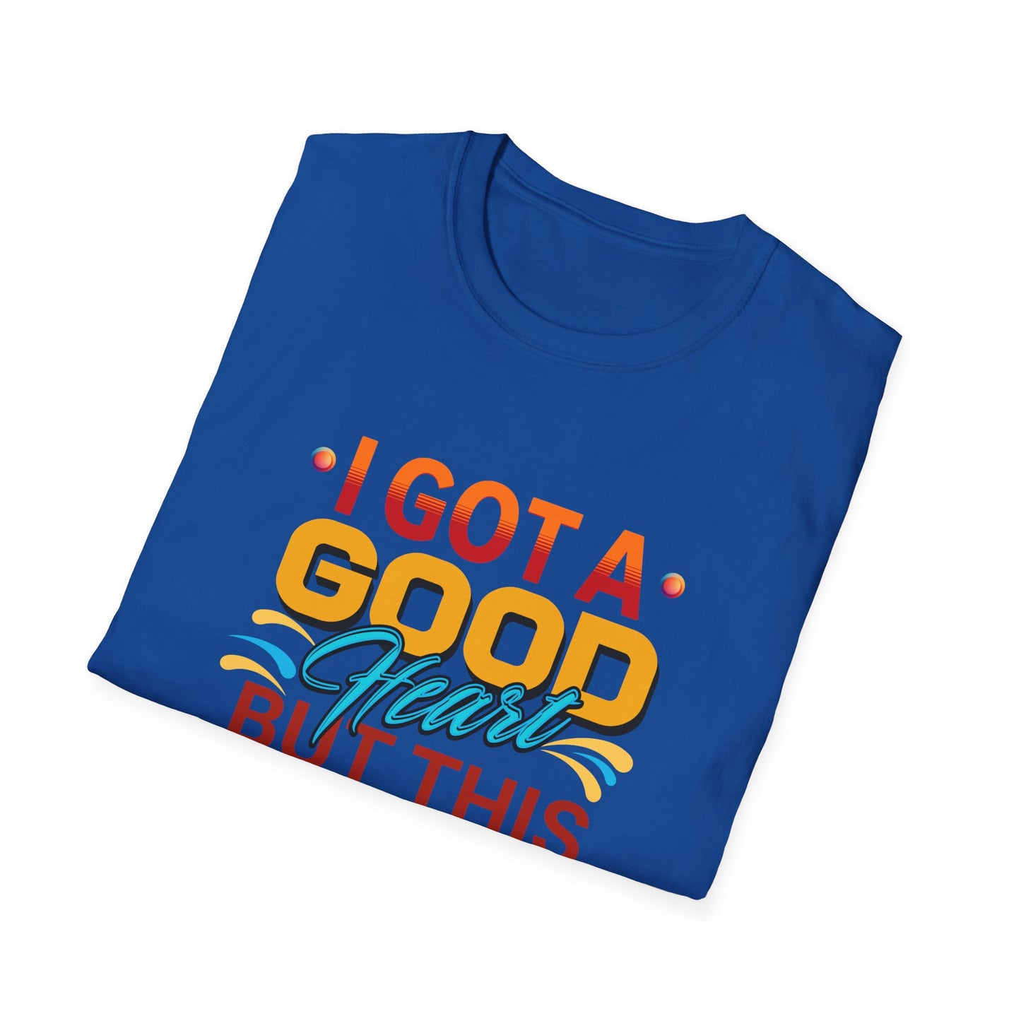 "Good Heart, Spicy Mouth – The Perfect Balance!' T-Shirt