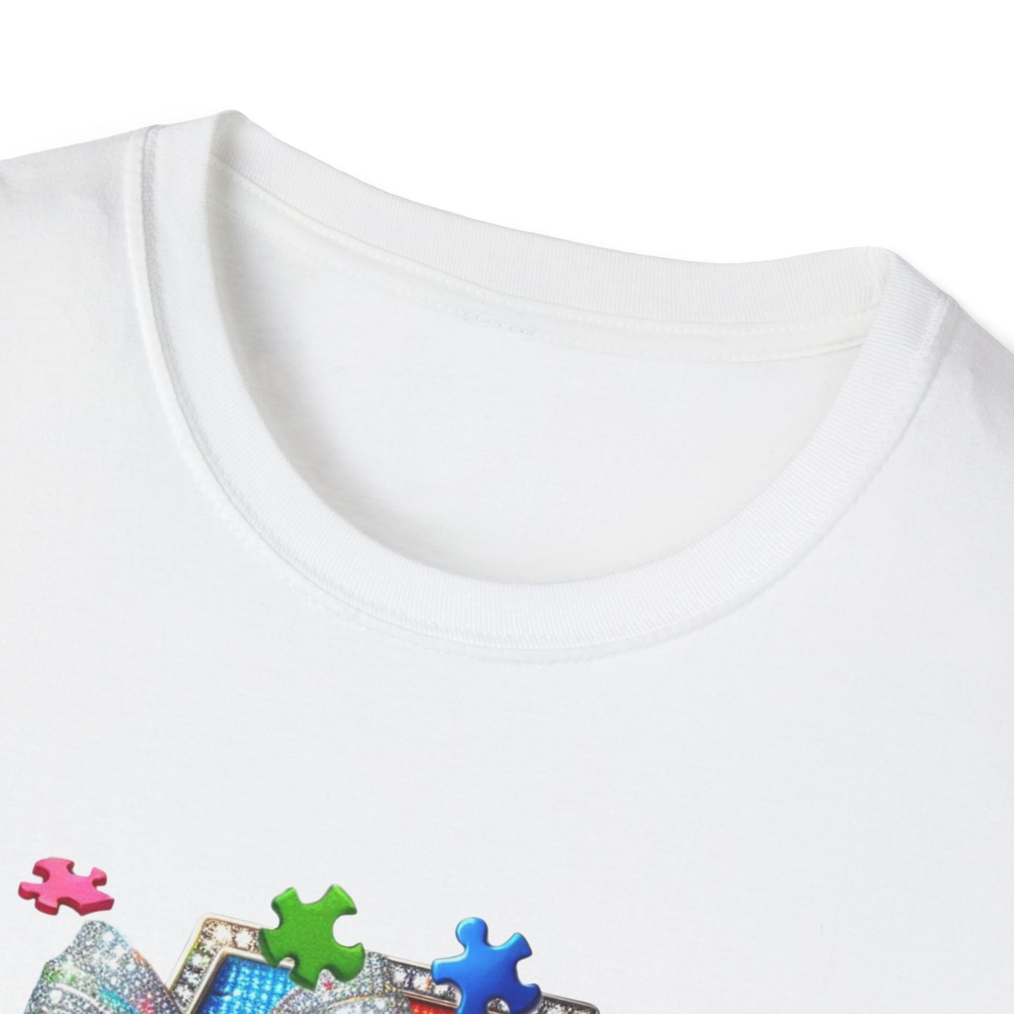 "A is for Autism Awareness – Puzzle Piece Tee"