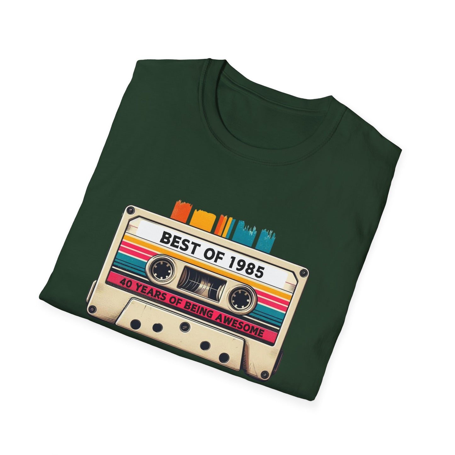 Throwback 1985 Cassette Tee – 40 Years of Greatness