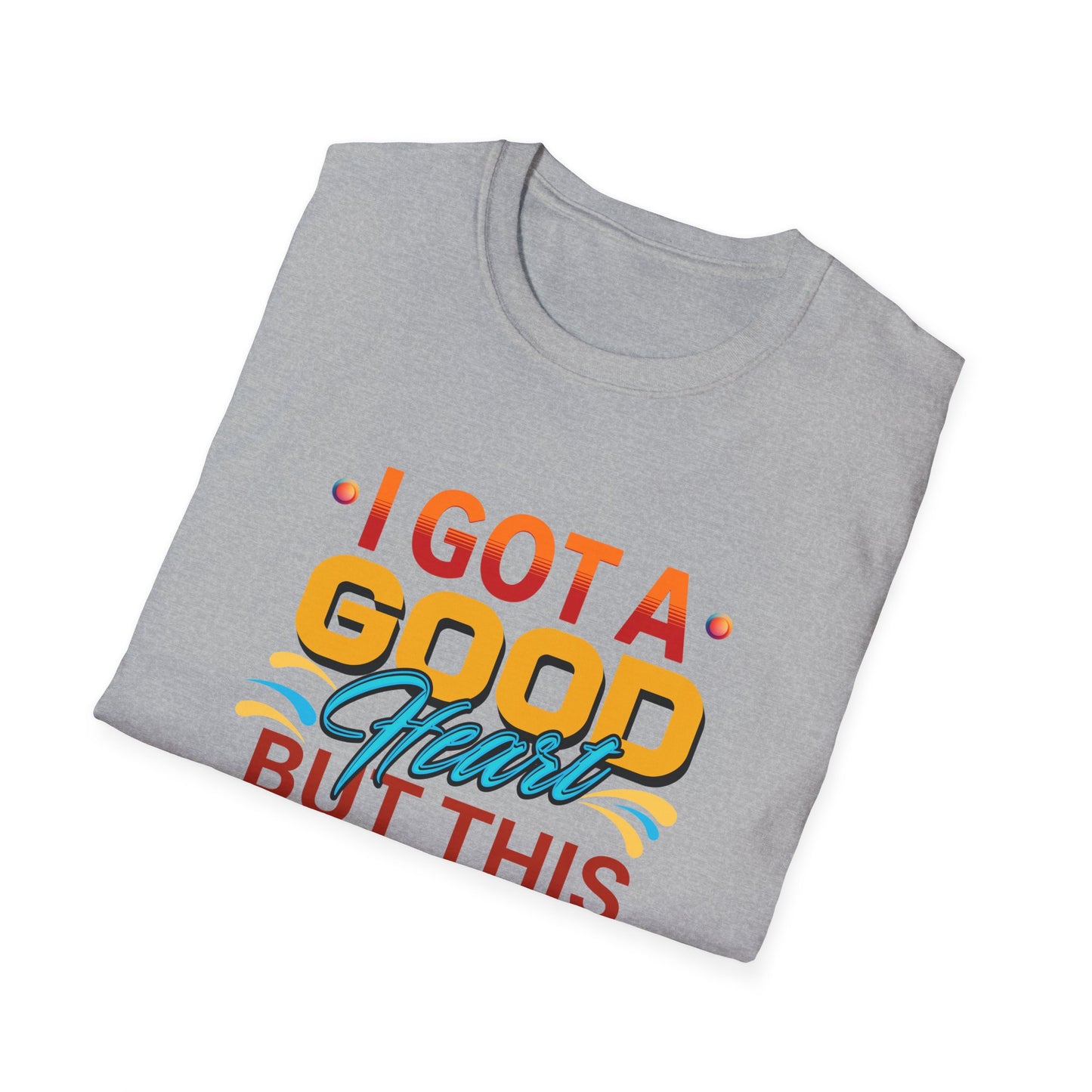 "Good Heart, Spicy Mouth – The Perfect Balance!' T-Shirt