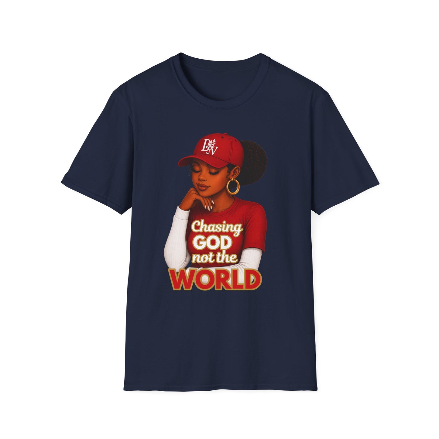 Faith-Based Graphic Tee – Chasing God Not the World