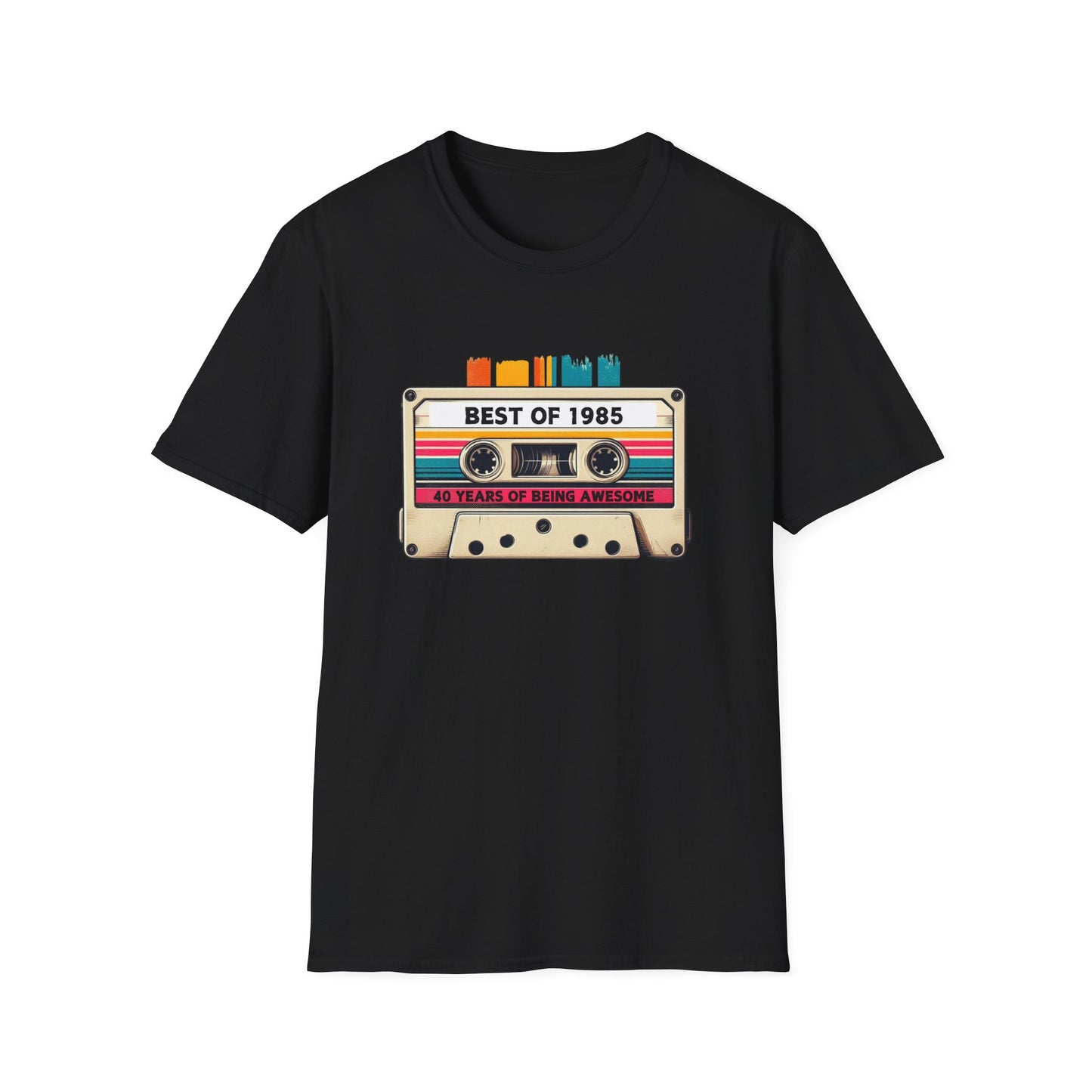 Throwback 1985 Cassette Tee – 40 Years of Greatness