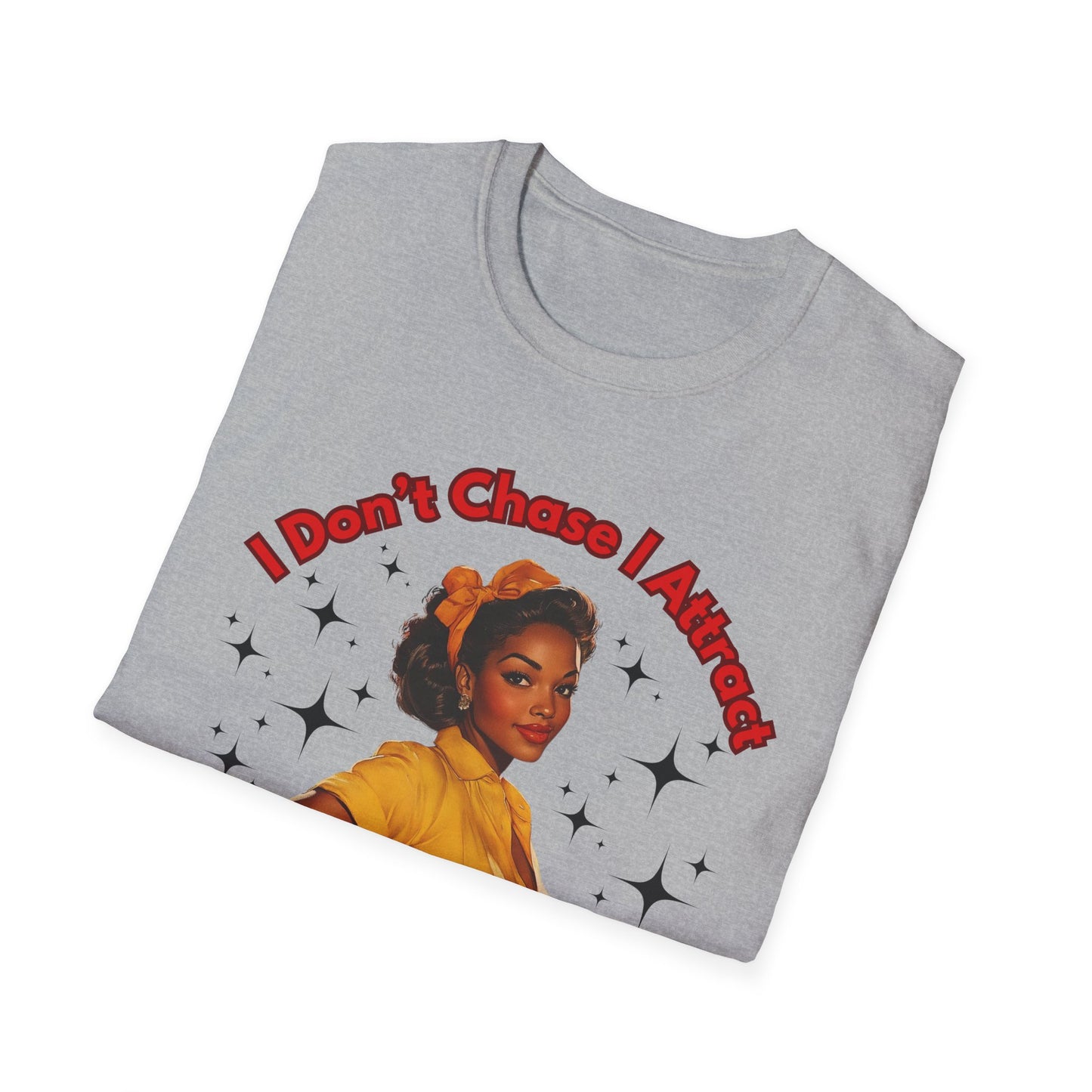 Confident Attraction Retro Tee - Empowering Tee for Confident Individuals