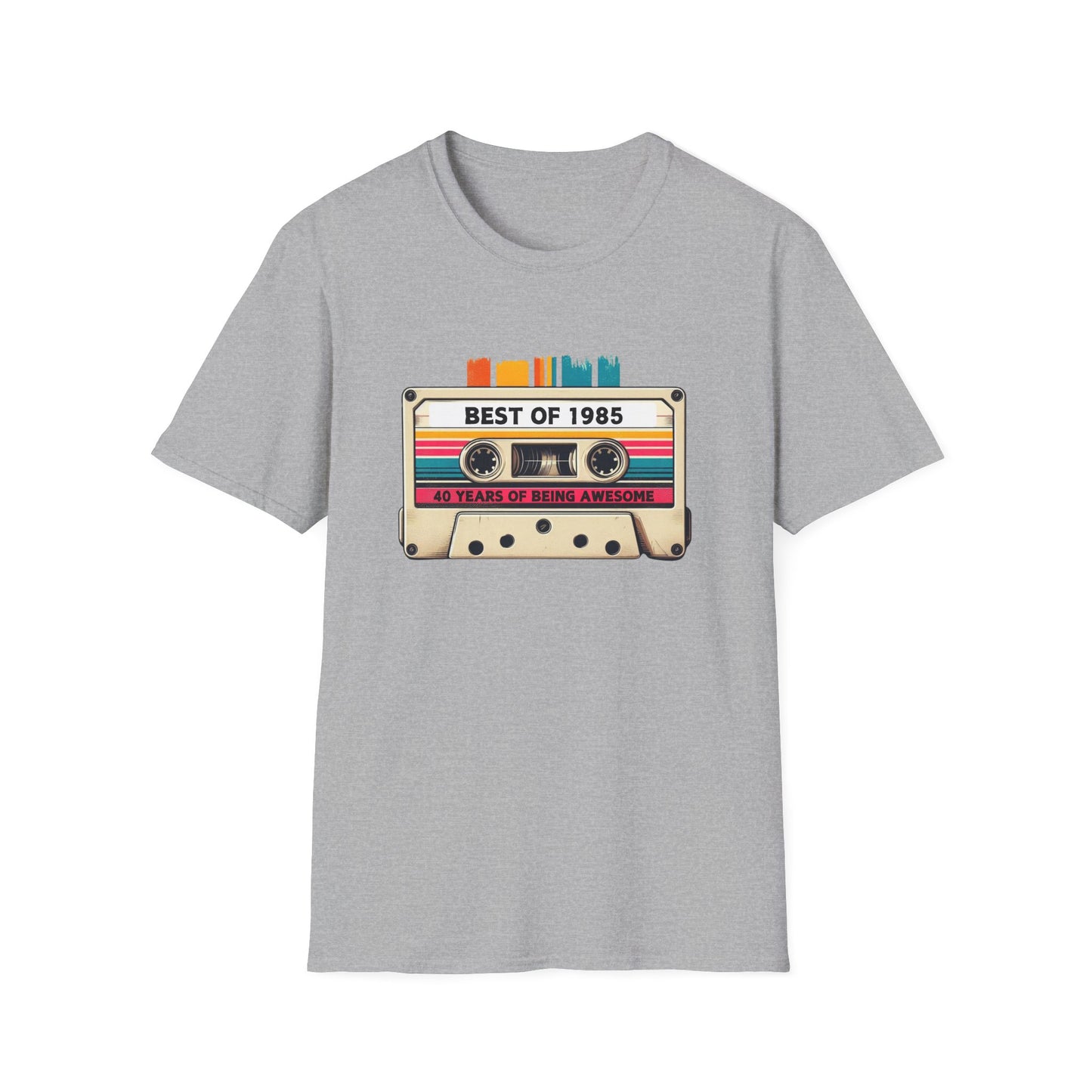 Throwback 1985 Cassette Tee – 40 Years of Greatness