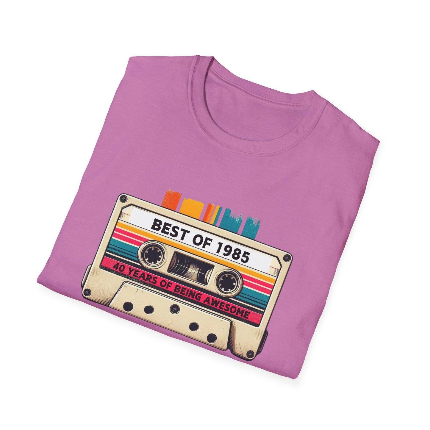 Throwback 1985 Cassette Tee – 40 Years of Greatness