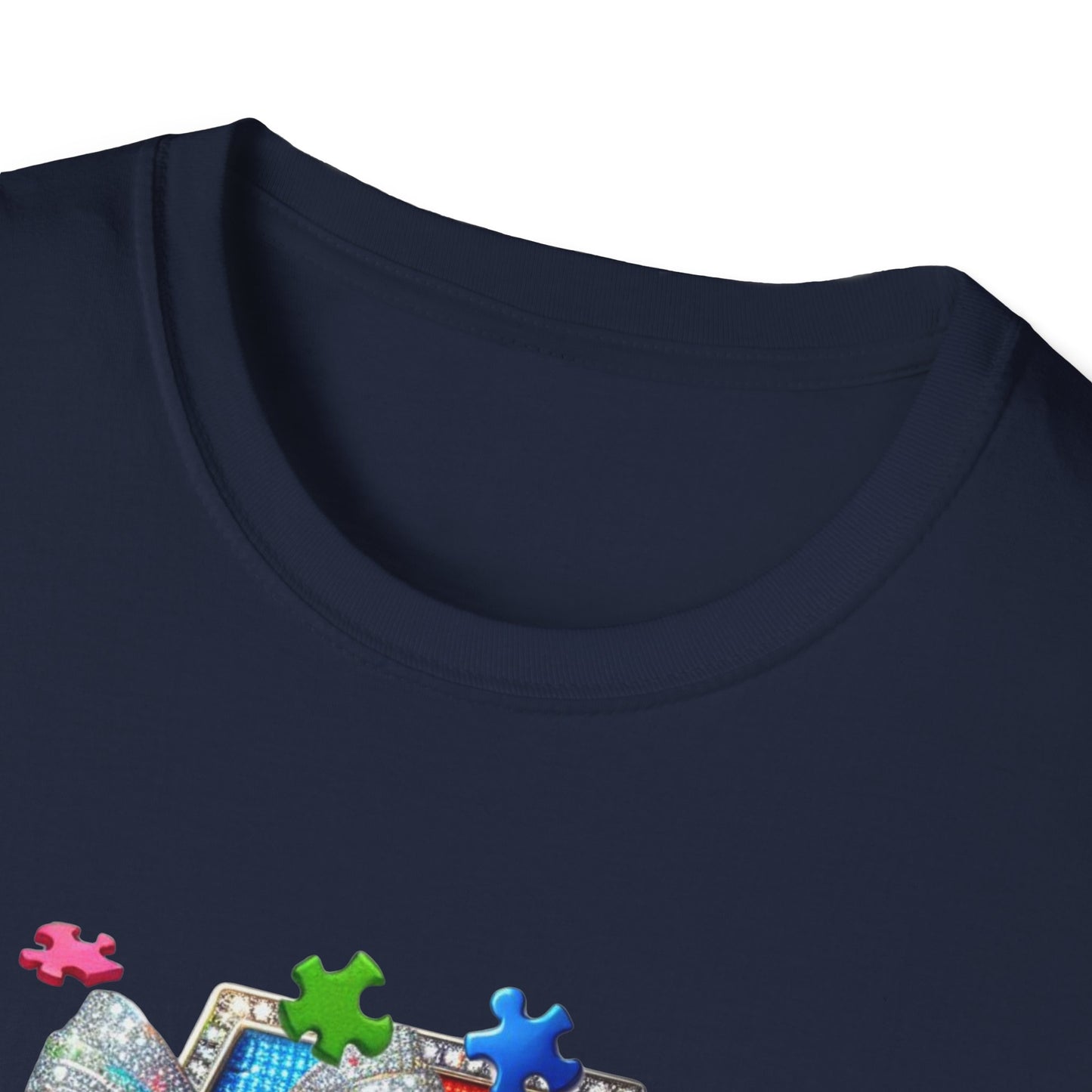 "A is for Autism Awareness – Puzzle Piece Tee"