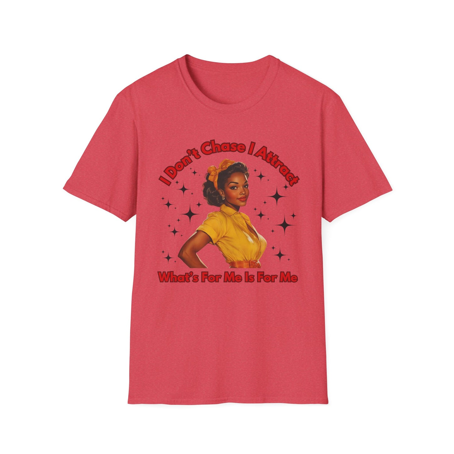 Confident Attraction Retro Tee - Empowering Tee for Confident Individuals