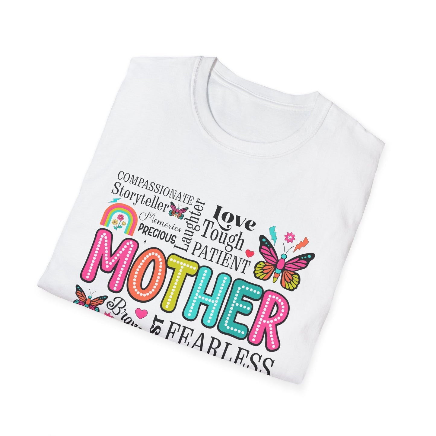 Mom Magic – Retro Rainbow Mother's Day  Softstyle T-Shirt