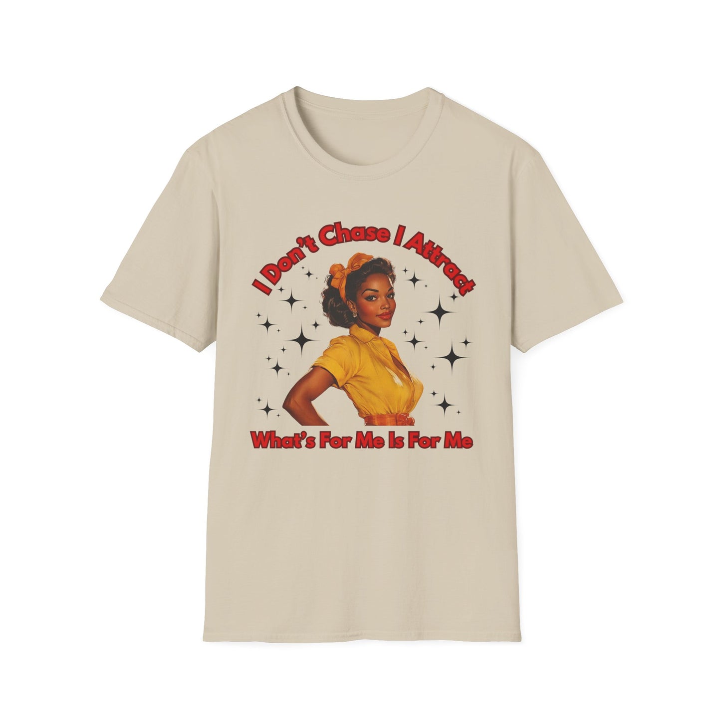 Confident Attraction Retro Tee - Empowering Tee for Confident Individuals