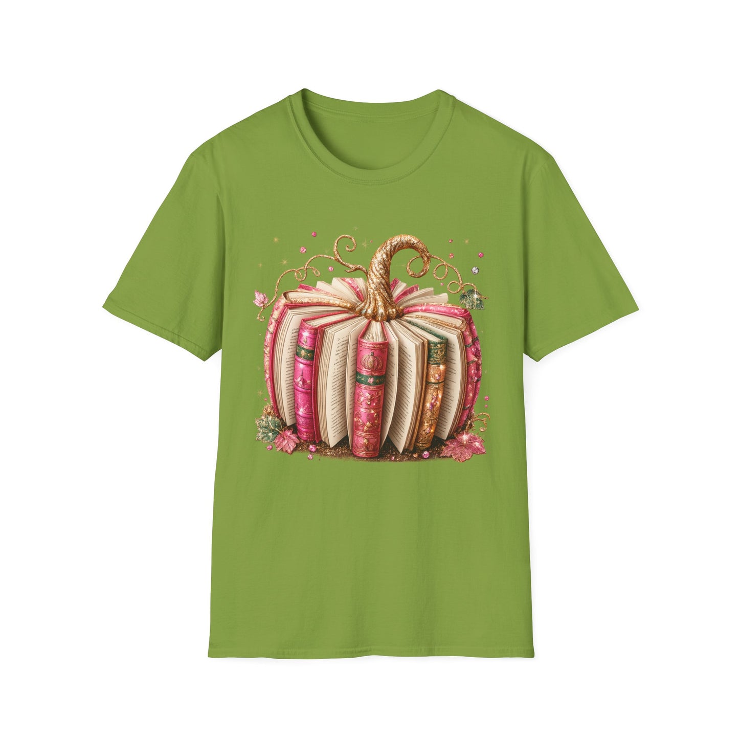 Book Pumpkin T‑Shirt — Cozy Autumn Reading Tee