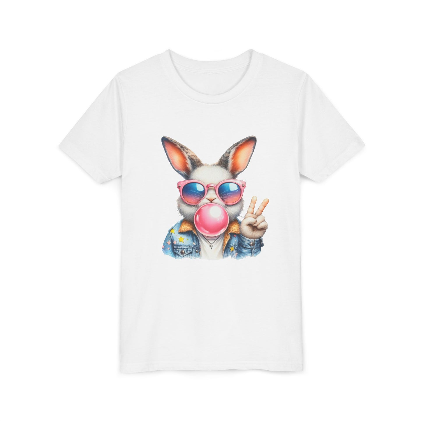 "Cool Bunny Vibes – Hop Into Style!" 🐰😎 Kids- T-Shirt