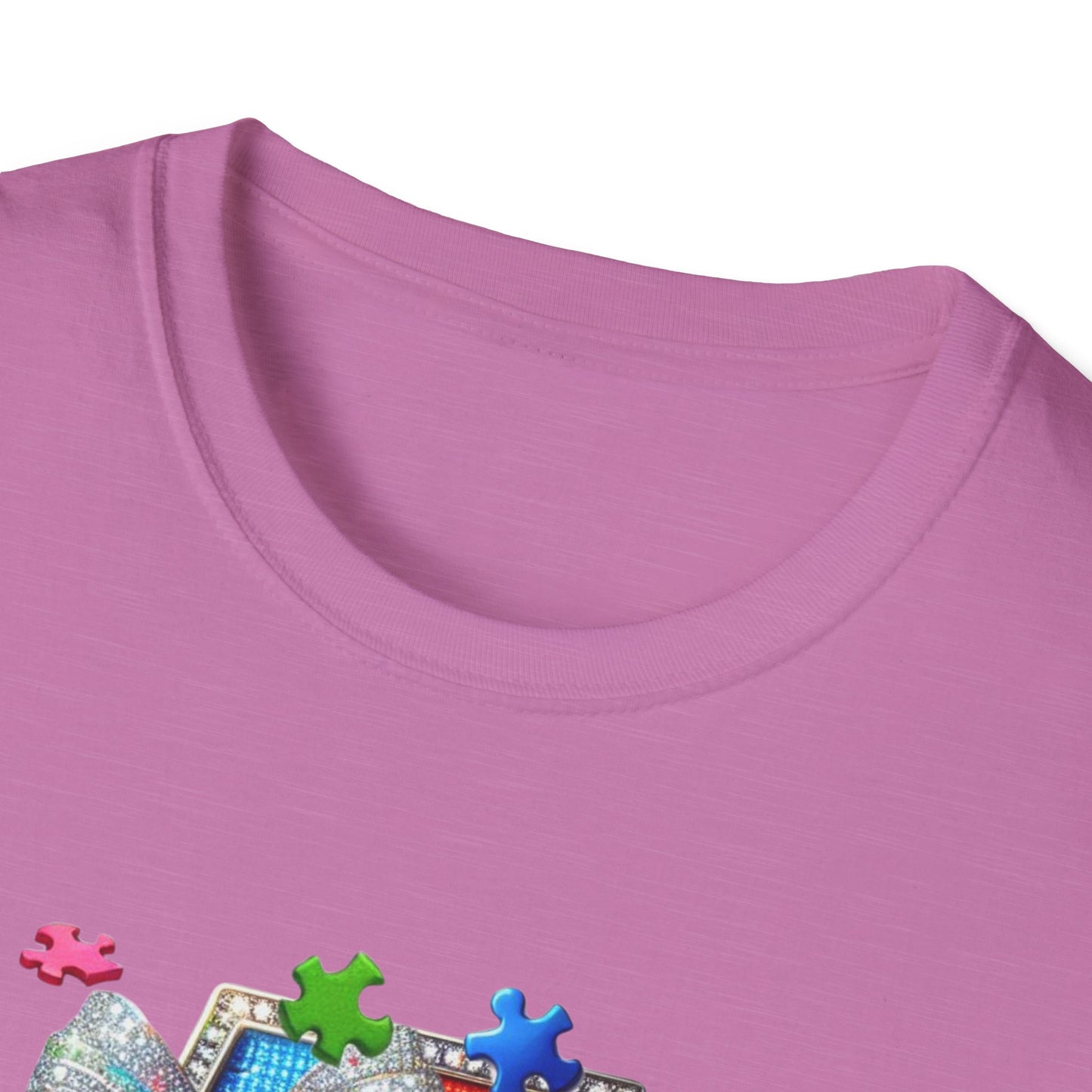 "A is for Autism Awareness – Puzzle Piece Tee"