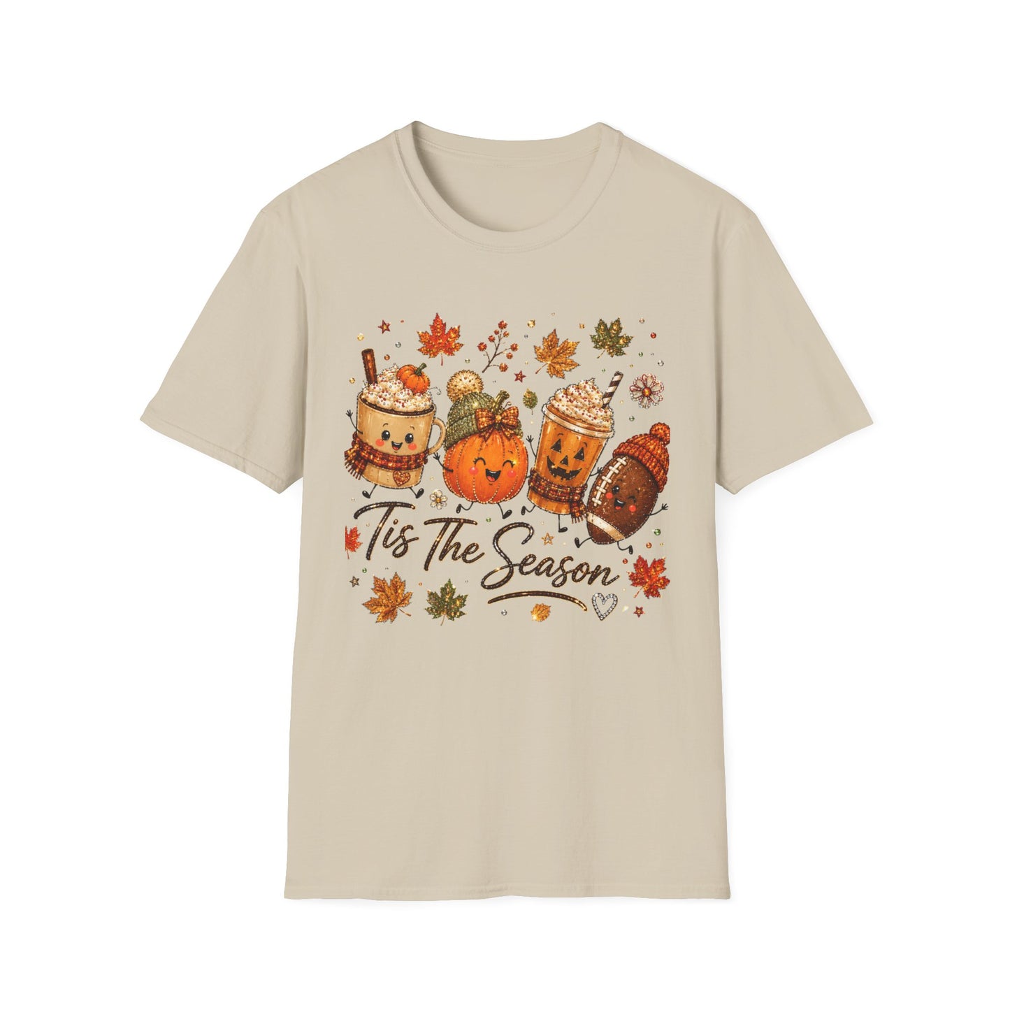Autumn 'Tis The Season Tee — Cute Pumpkin & Pumpkin Spice Fall T-Shirt