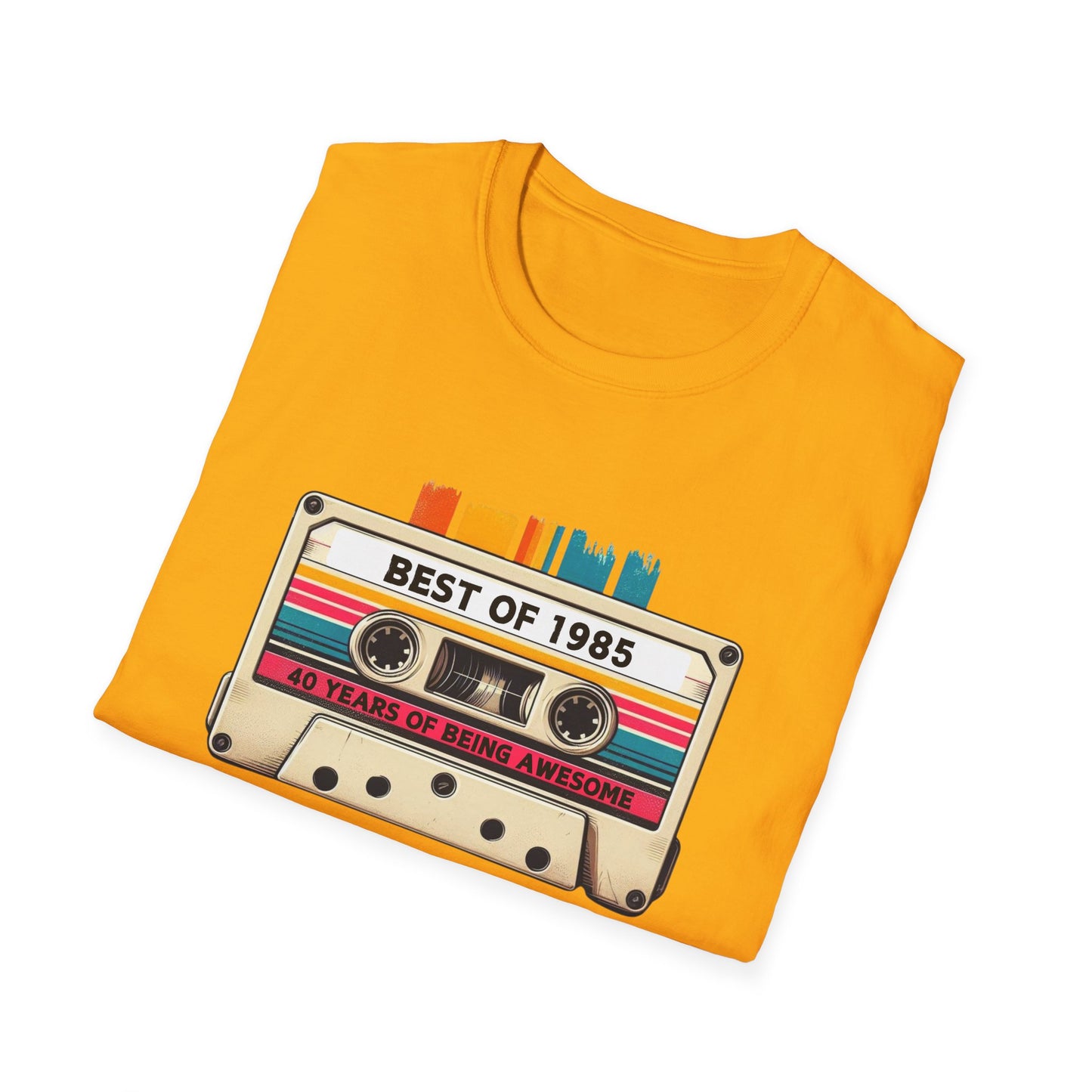 Throwback 1985 Cassette Tee – 40 Years of Greatness