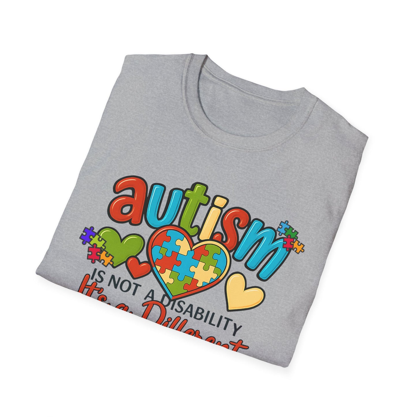 Autism Empowerment T-Shirt – Bold Puzzle Heart Statement
