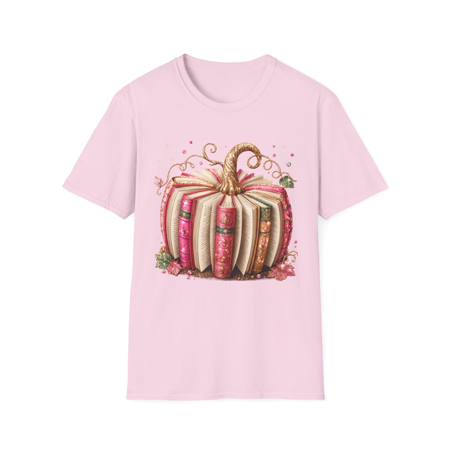 Book Pumpkin T‑Shirt — Cozy Autumn Reading Tee