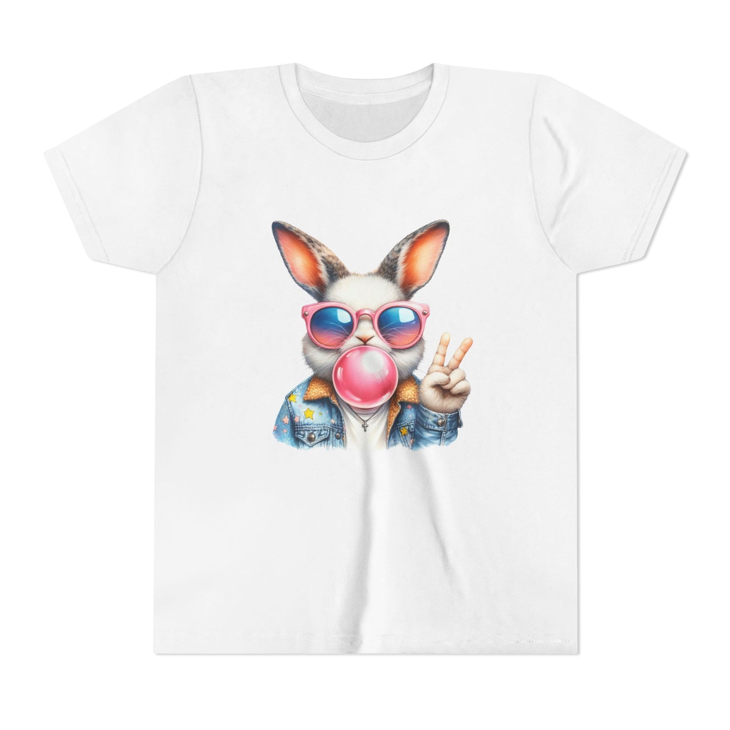 "Cool Bunny Vibes – Hop Into Style!" 🐰😎 Kids- T-Shirt