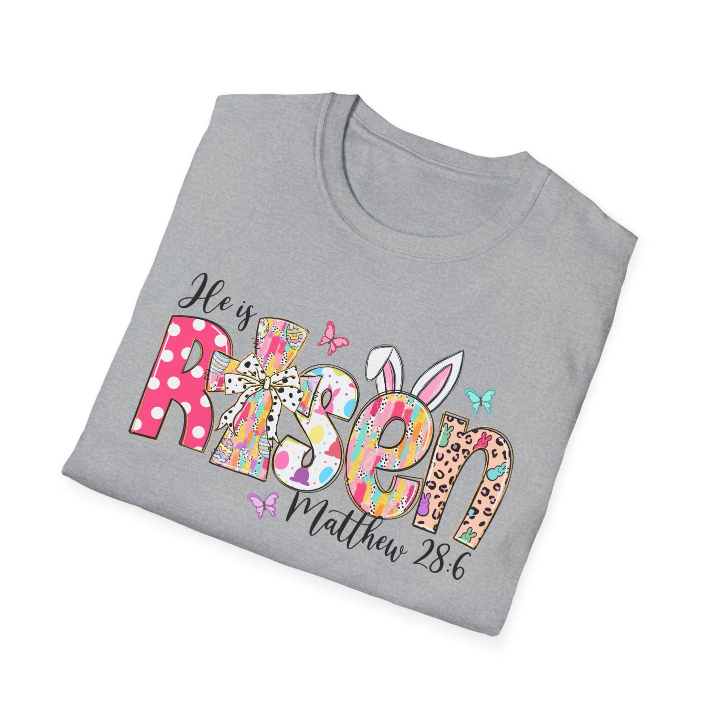 Faith-Based “He Is Risen” Tee