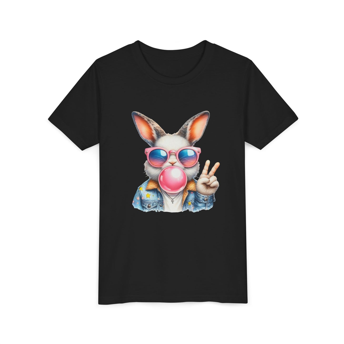 "Cool Bunny Vibes – Hop Into Style!" 🐰😎 Kids- T-Shirt