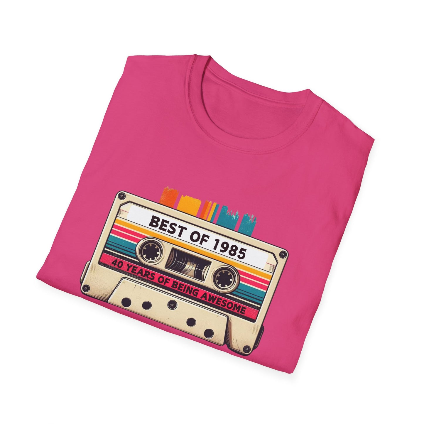 Throwback 1985 Cassette Tee – 40 Years of Greatness