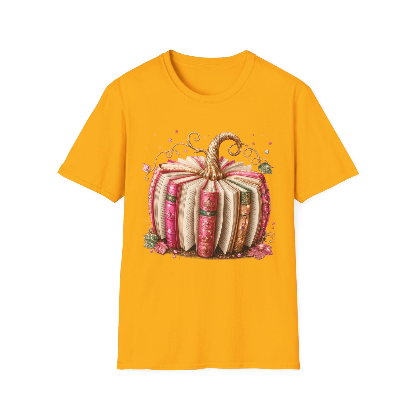 Book Pumpkin T‑Shirt — Cozy Autumn Reading Tee