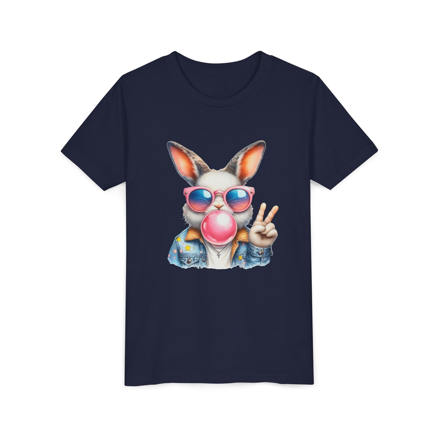 "Cool Bunny Vibes – Hop Into Style!" 🐰😎 Kids- T-Shirt