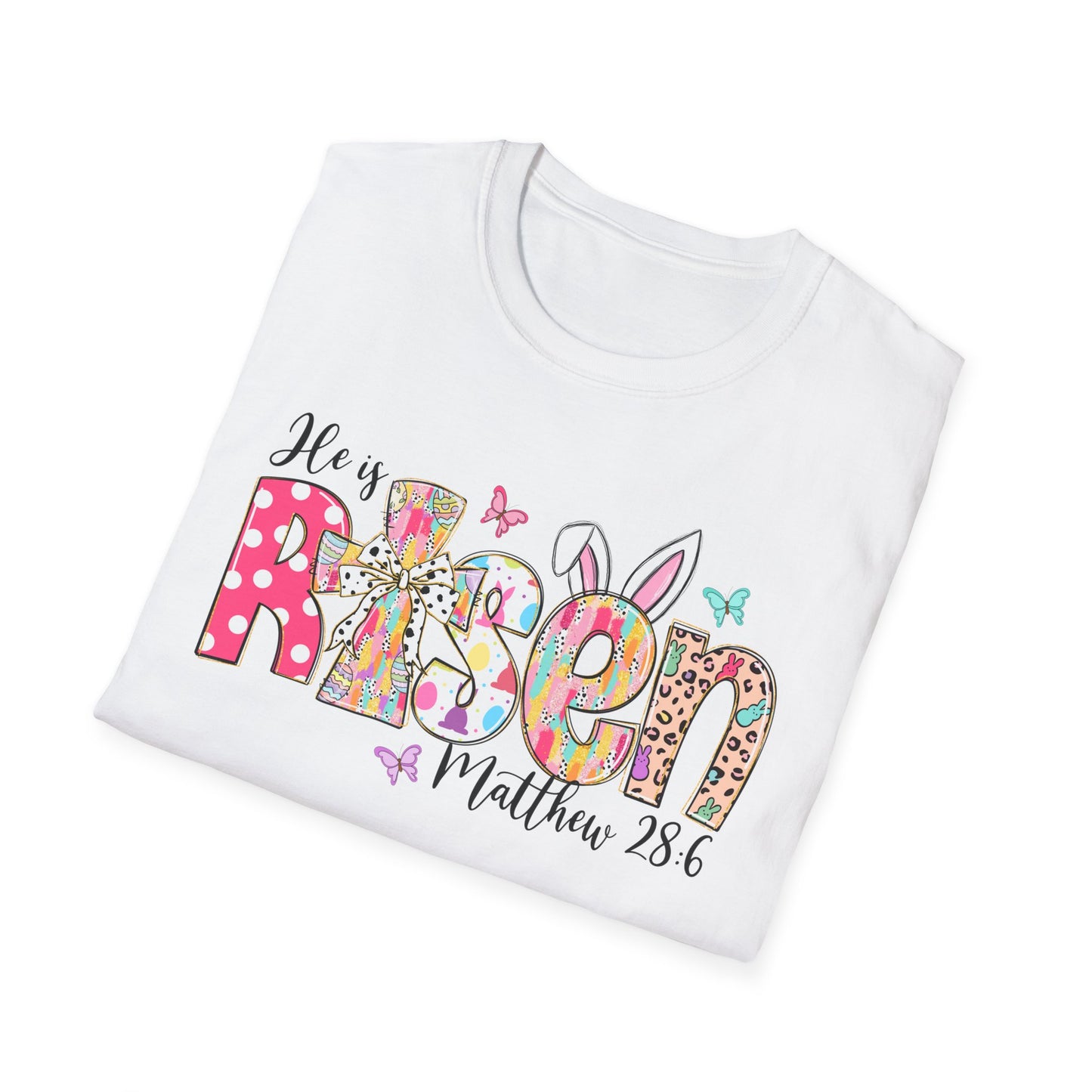 Faith-Based “He Is Risen” Tee