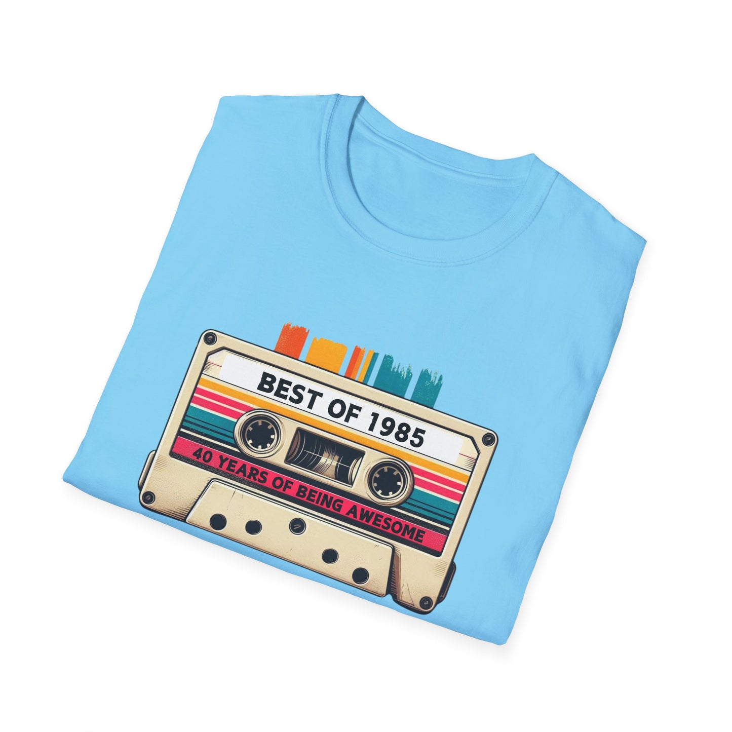 Throwback 1985 Cassette Tee – 40 Years of Greatness