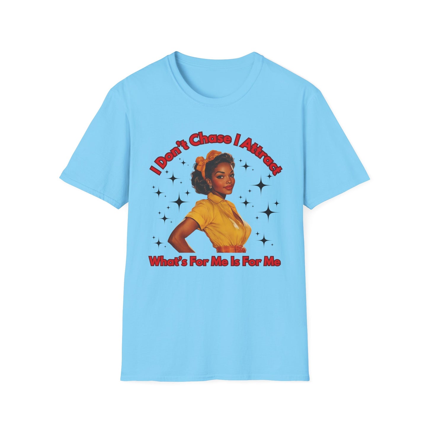 Confident Attraction Retro Tee - Empowering Tee for Confident Individuals