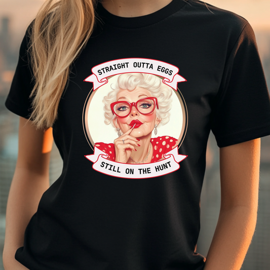 Straight Outta Eggs Funny Grandma Tee