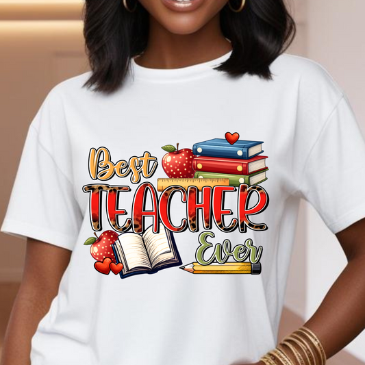 Stacked With Love – Best Teacher Tee - Perfect Gift for Educators