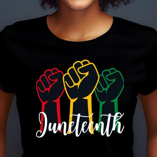 “Power & Freedom Juneteenth Tee” Unisex T-Shirt - Celebrate Freedom and Equality