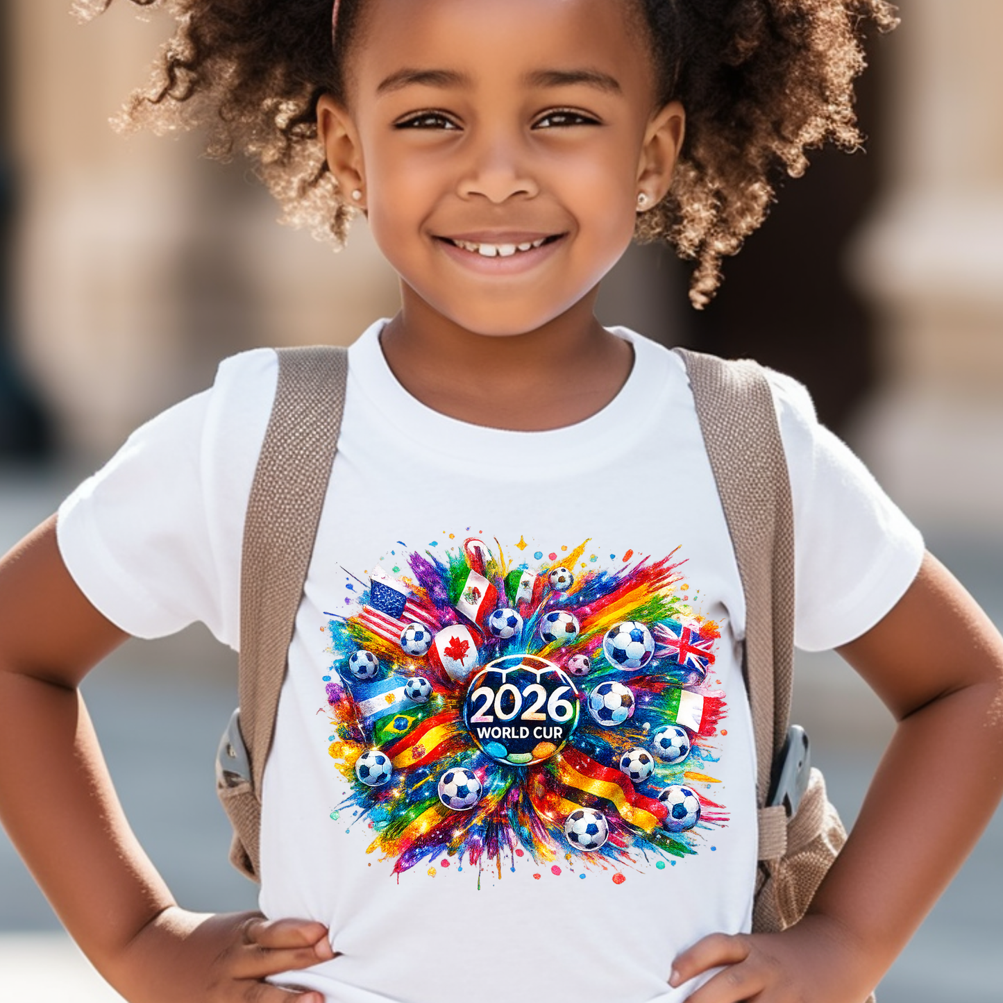 2026  Kids Soccer Fan T-Shirt