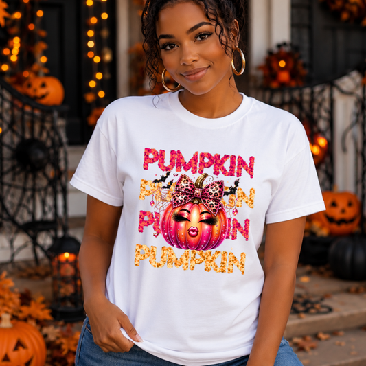 Pumpkin Queen Tee — Festive Halloween Graphic T-Shirt