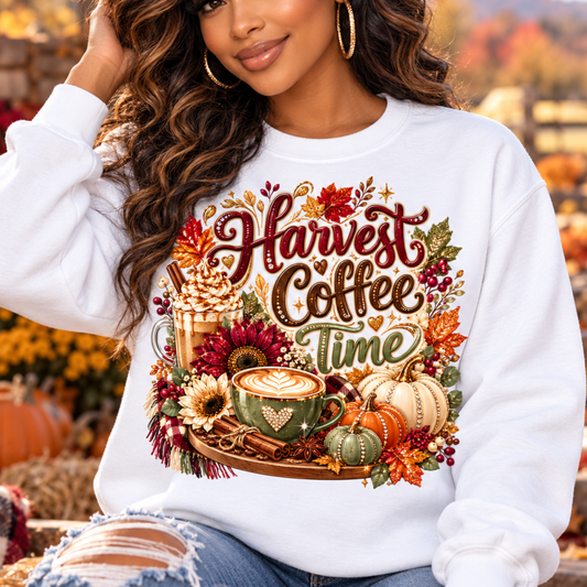 Harvest Coffee Time Sweatshirt