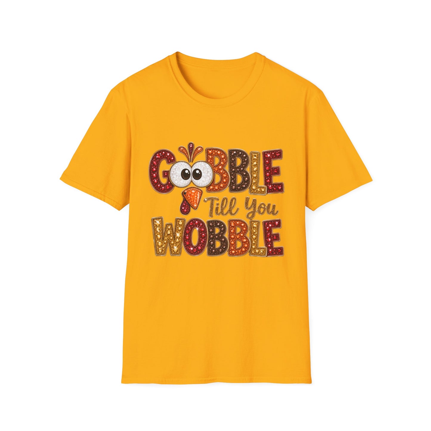 Thanksgiving 'Gobble Till You Wobble' T-Shirt