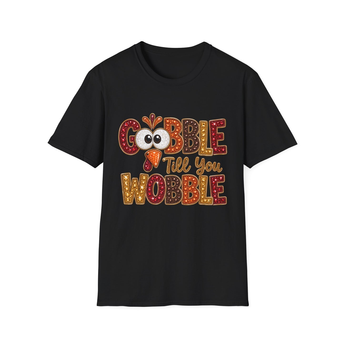 Thanksgiving 'Gobble Till You Wobble' T-Shirt