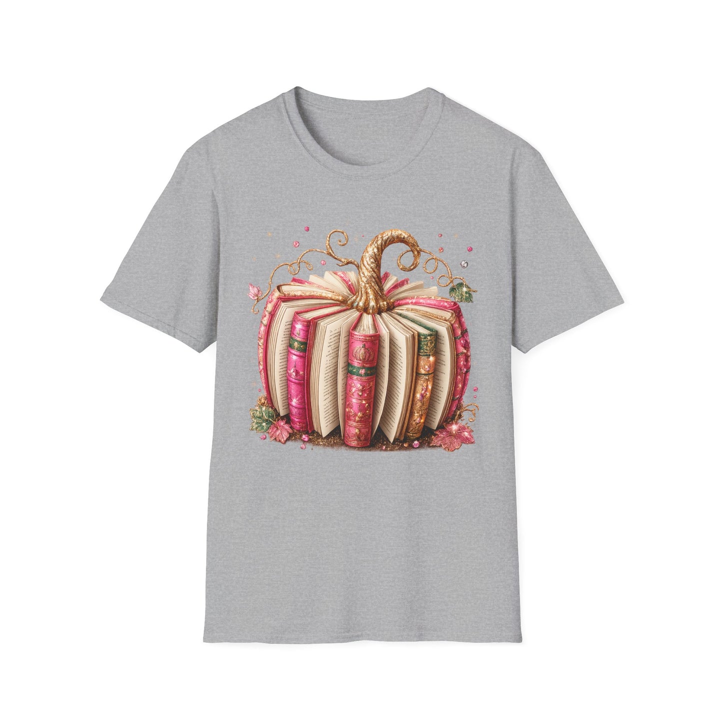 Book Pumpkin T‑Shirt — Cozy Autumn Reading Tee