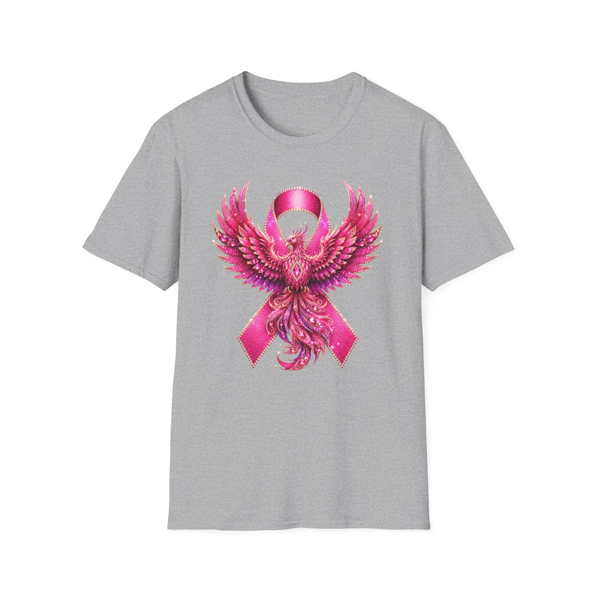 Breast Cancer Awareness Ribbon Phoenix T-Shirt