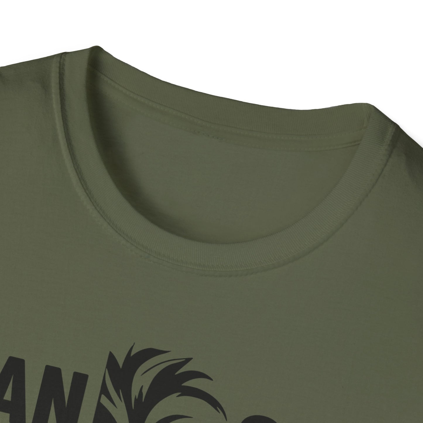 Man of Faith – Lion of Strength Softstyle Tee   Man of Faith Lion Design - Christian Apparel