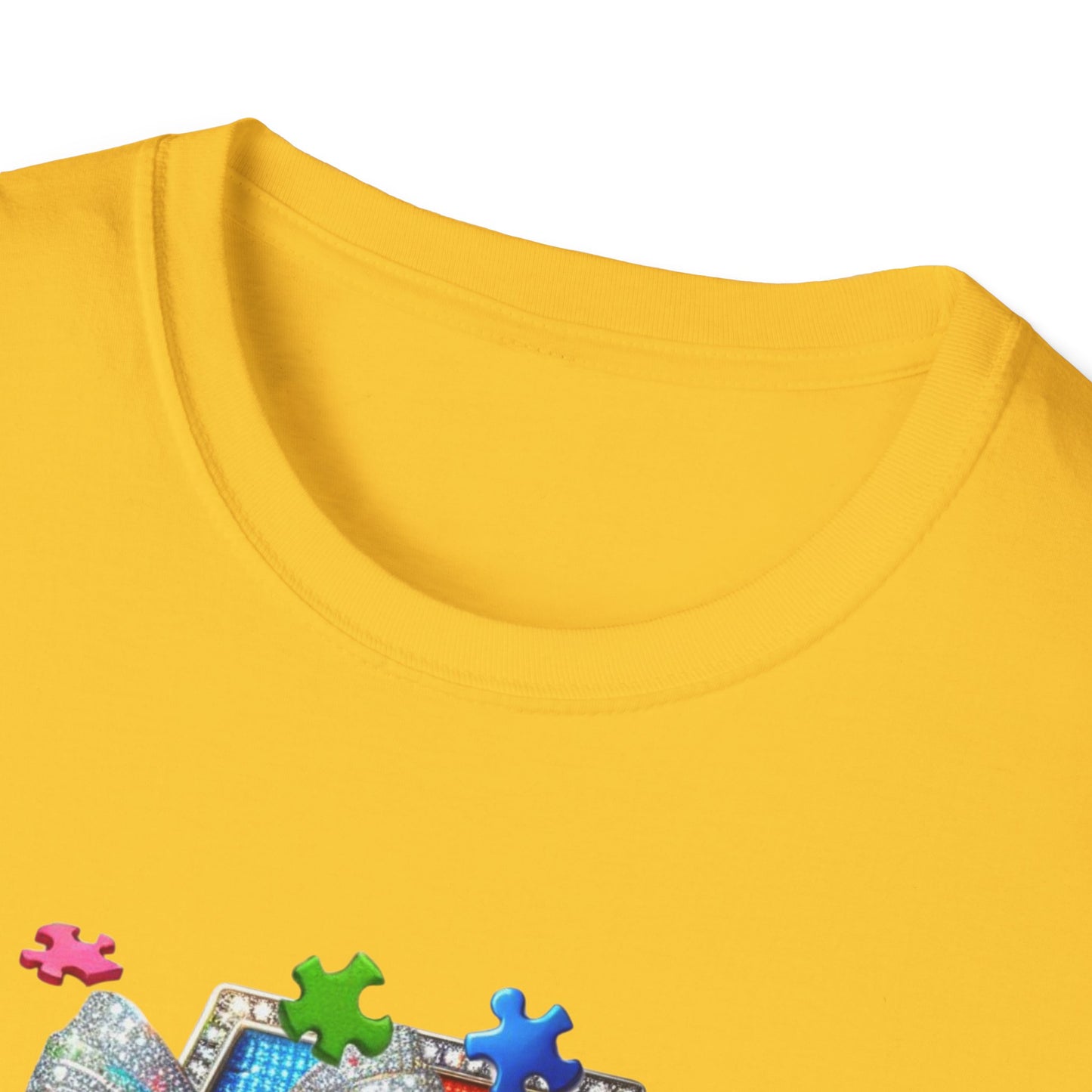 "A is for Autism Awareness – Puzzle Piece Tee"