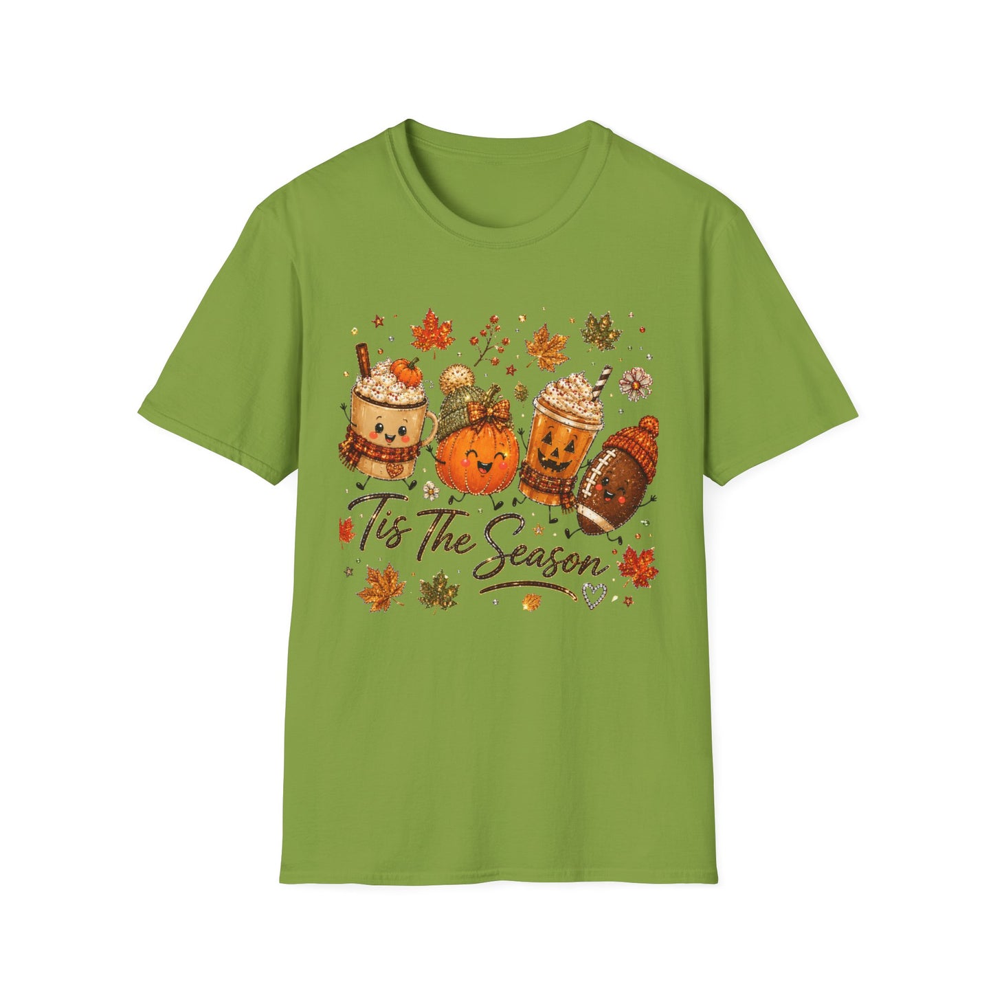 Autumn 'Tis The Season Tee — Cute Pumpkin & Pumpkin Spice Fall T-Shirt