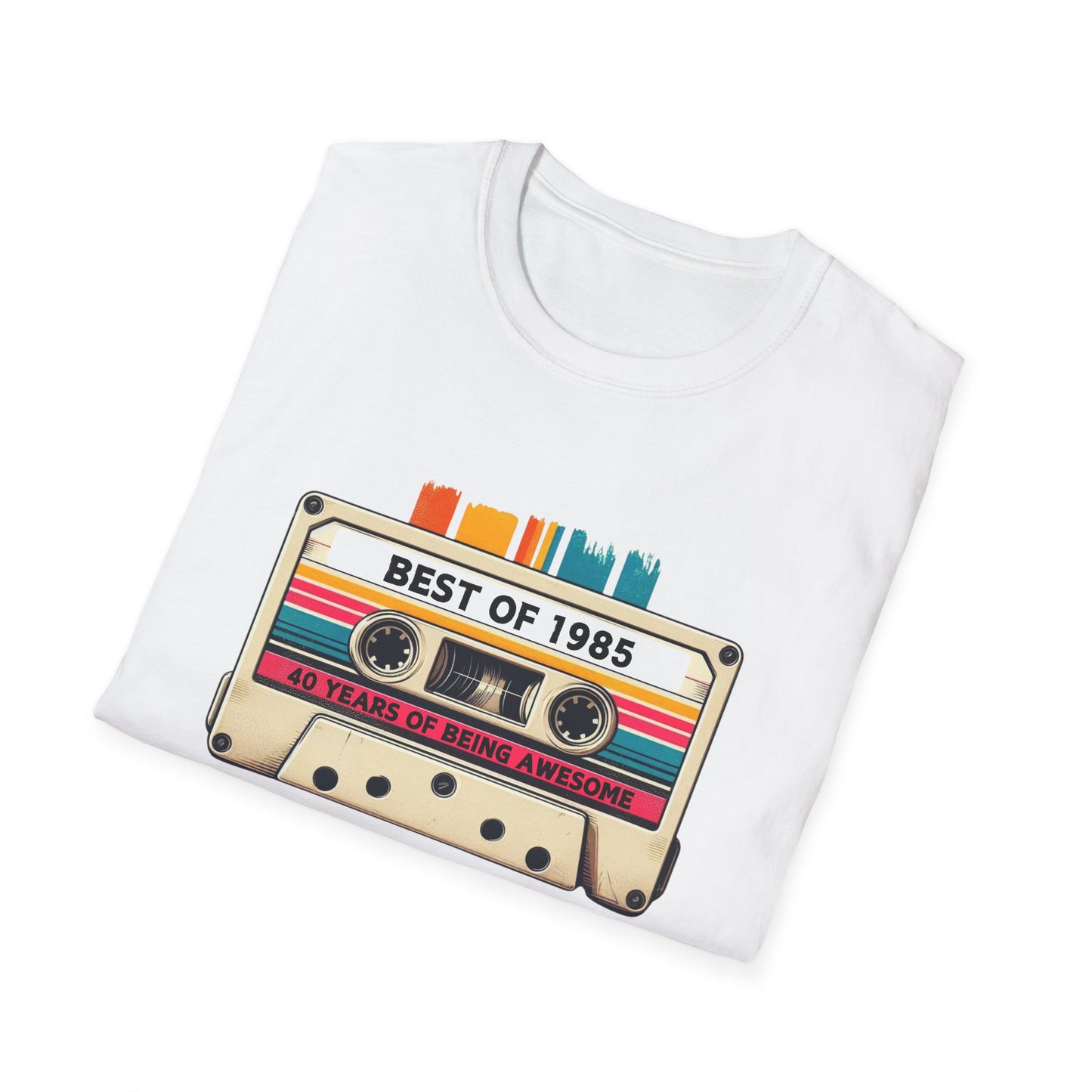 Throwback 1985 Cassette Tee – 40 Years of Greatness