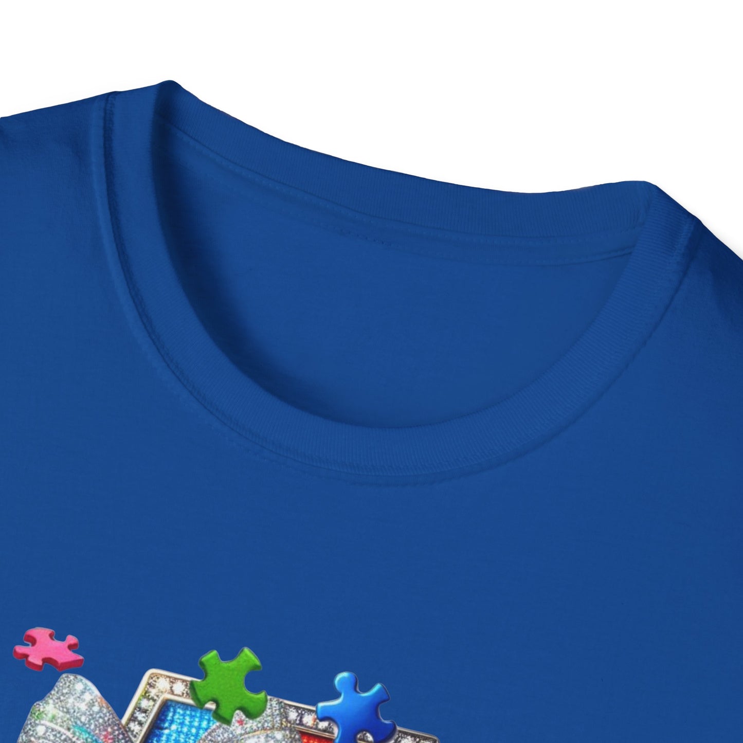 "A is for Autism Awareness – Puzzle Piece Tee"