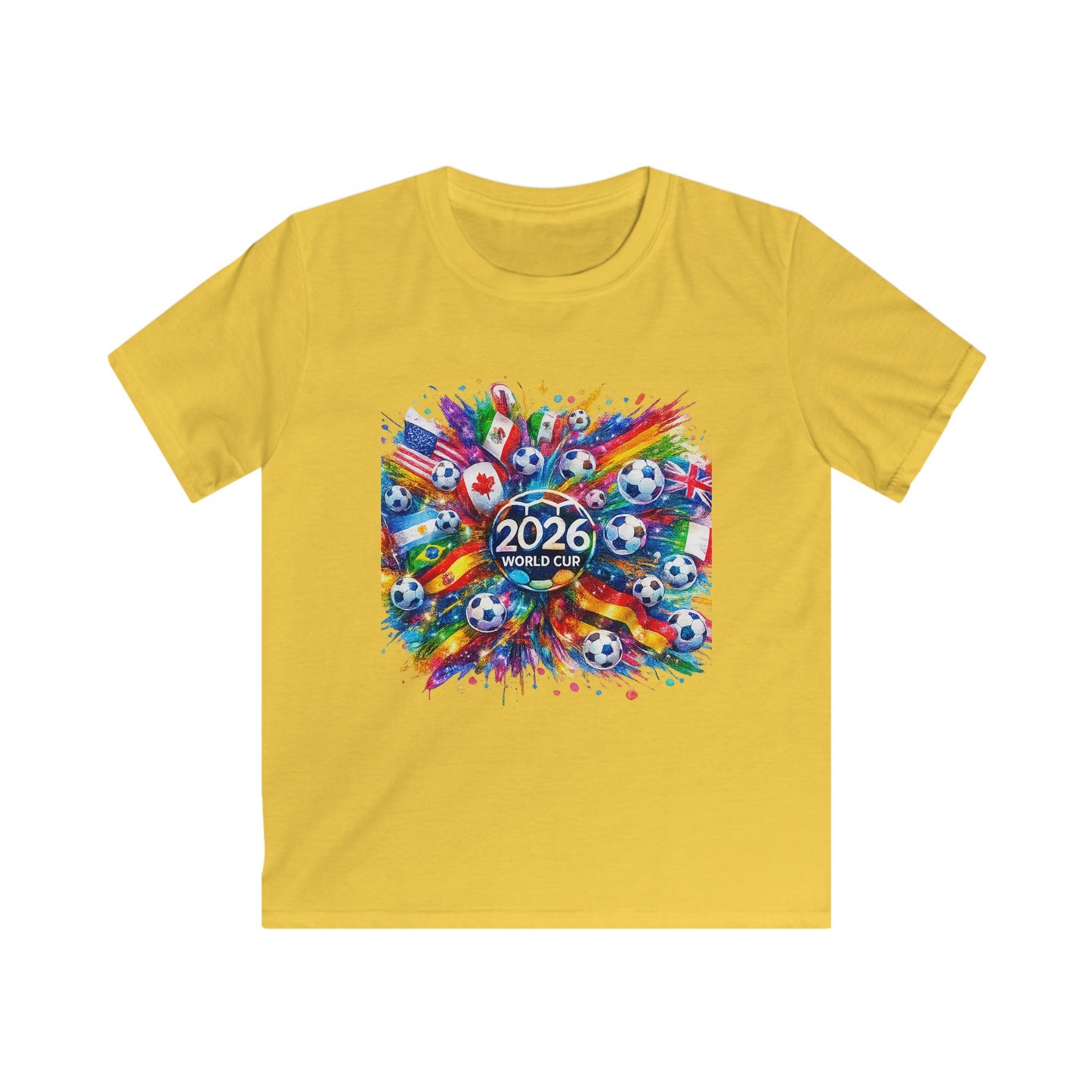 2026  Kids Soccer Fan T-Shirt